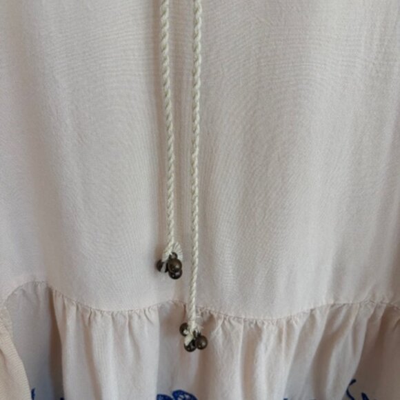 Soieblu Womens Beach Cover-up Embroidered Crochet Lace Size M Boho/Folk Beach - Picture 5 of 9